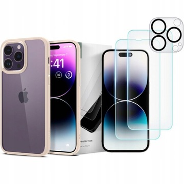 ЧЕХОЛ SPIGEN ДЛЯ APPLE IPHONE 14 PRO ULTRA HYBRID БЕЖЕВЫЙ