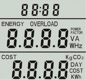 ВАТ МЕТР Счетчик энергопотребления Счетчик мощности