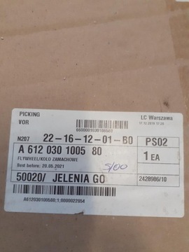 KOLO SETRVAČNÍK MERCEDES-BENZ OE A612030100580