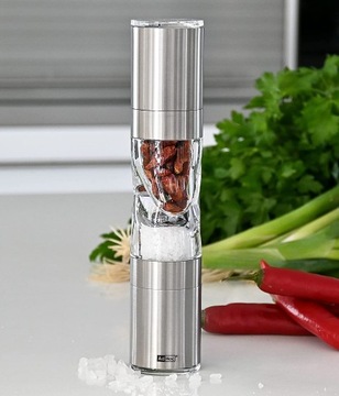 Мельница для перца, специи чили, ручная ADHOC 2в1