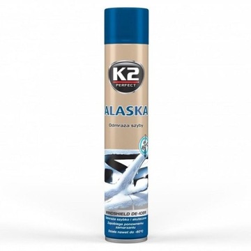 K2 ALASKA ODMRAŻACZ DO SZYB BARDZO WYDAJNY 750ml