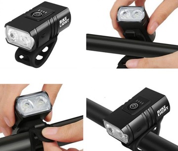 НАБОР ВЕЛОСИПЕДНЫХ ФОНАРОВ USB ДЛЯ ВЕЛОСИПЕДА НАБОР ПЕРЕДНИХ ЗАДНИХ ВЕЛОСИПЕДНЫХ ФОНАРОВ
