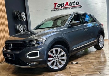 Volkswagen T-Roc I SUV 1.5 TSI ACT 150KM 2018 Volkswagen T-Roc 1.5 TSI 150 KM bezwypadkowy PANORAMA VIRTUAL FULL LED