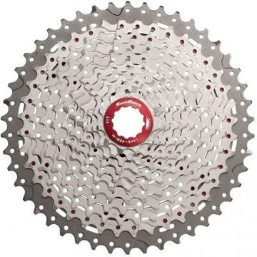 Kaseta SunRace MX8 11rz CSMX8 11-46T srebrna MTB gravel BOX