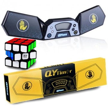 TIMER STOPER ZEGAR + KOSTKA LOGICZNA 3x3x3 ZESTAW QiYi ORYGINALNY Podstawka