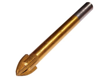 WIERTŁO SZKŁA CERAMIKI GRESU PŁYTEK TYTANOWE 6 mm