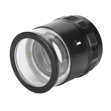 8LED 10-кратное увеличительное стекло со шкалой высокого разрешения, регулируемое увеличение G