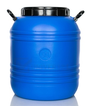 Beczka plastikowa 50L z uchwytami atest