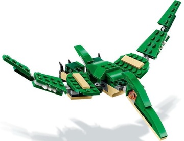 LEGO CREATOR BLOCKS 3 В 1 МОГУЧИЕ ДИНОЗАВРЫ ДИНОЗАВР Т-РЕКС, 3 СПОСОБА СБОРКИ