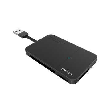 PNY Fast USB 3.0 SD microSD 6in1 CF MMC-кардридер + КАБЕЛЬ