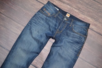 HUGO BOSS ORANGE 31 OCEAN REGULAR FIT SPODNIE JEANS CASUAL MEN 33/32