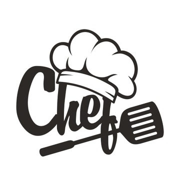 Naklejka na auto samochód SZEF KUCHNI GRILL MASTER