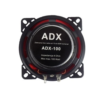 АВТОМОБИЛЬНЫЕ ДИНАМИКИ ADX МОЩНЫЕ 10см 100мм НА ПЕРЕДНЕМ ОКНЕ + СКИДКИ