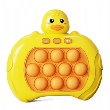 ЭЛЕКТРИЧЕСКАЯ АНТИСТРЕССОВАЯ АРКАДА POP IT GNIOTEK DUCK WOOPIE ИГРА