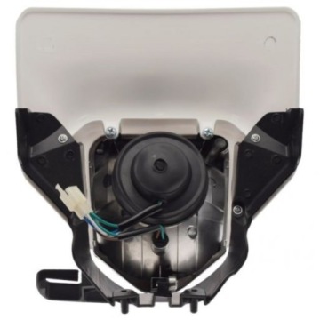 ПЕРЕДНИЙ ОБТЕКАТЕЛЬ С ФАРОЙ CROSS ENDURO LAMP, БЕЛЫЙ