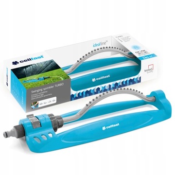 CELLFAST TURBO IDEAL ОПРЫСКИВАТЕЛЬ С 18 ФОРСУНКАМИ ДЛЯ САДОВОГО ШЛАНГА площадью до 240 м2
