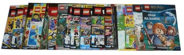 zestaw 27 - 20 czasopism LEGO STAR WARS NINJAGO in