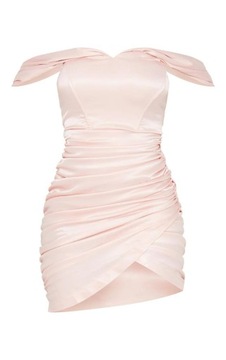 РОЗОВОЕ МИНИ-ПЛАТЬЕ PRETTYLITTLETHING HAV R.S