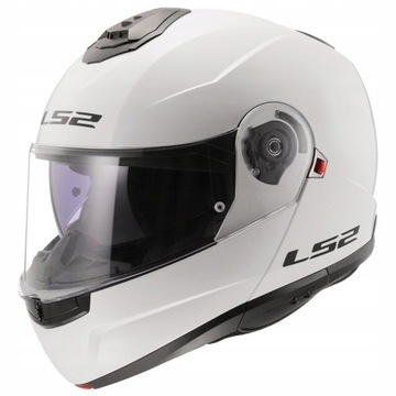 LS2 FF908 STROBE II KASK SZCZĘKOWY MOTOCYKLOWY BIAŁY ECE 22.06 L