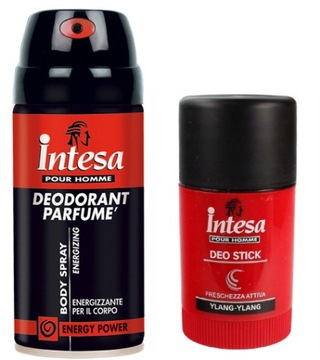 INTESA MEN ENERGY POWER 150ml + CLASSIC YLANG SZTYFT 75ml