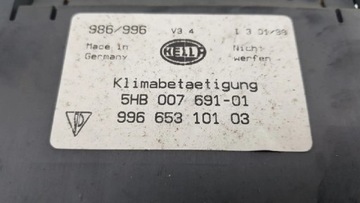 PORSCHE BOXER 986 1999 ŘÍZENÍ I SOUČÁSTKY ELEKTRICKÉ