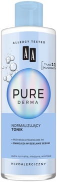 AA PURE DERMA Normalizujący tonik 11 składników