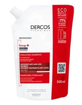 Vichy Dercos Energy+ Szampon Wzmacniający Uzpełnienie, 500ml