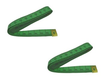 Centymetr krawiecki dł 150cm szer.10mm DWIE SZTUKI