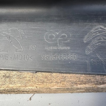 CITROEN BERLINGO IV PARTNER RIFTER 2019- NÁRAZNÍK PŘEDNÍ 9816765680