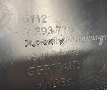 BMW 3 F34 GT VÝZTUHA NÁRAZNÍKU DRŽÁKY LEVÝ ZADNÍ 7293775