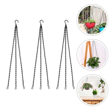 3 szt. Łańcuszki do doniczek balkonowy ogród na dziedzińcu