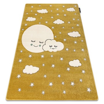 DYWAN DZIECIĘCY PETIT 140x190 KSIĘŻYC GOLD #GR4225