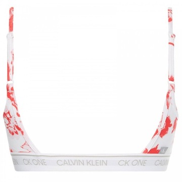 Biustonosz damski Calvin Klein LILIUM PRINT STRAWBERRY FIELDS r. M