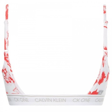 Biustonosz damski Calvin Klein LILIUM PRINT STRAWBERRY FIELDS r. S
