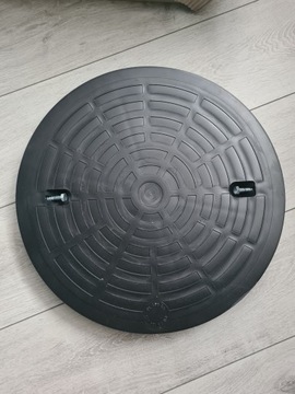 POKRYWA CZARNA WŁAZ DEKIEL RURY STUDNI 1,5T CZARNY 400 mm
