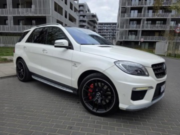 Mercedes Klasa M W166 Off-roader AMG 63 AMG 4MATIC 525KM 2014 MERCEDES ML 63 AMG 4MATIC, V8 5.5l benzyna 525KM * Zadbany * 155,312km