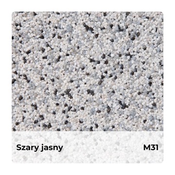 TYNK MOZAIKOWY MOZAIKA 25KG SZARY JASNY SZARA JASNA M31 OZDOBNY PREMIUM