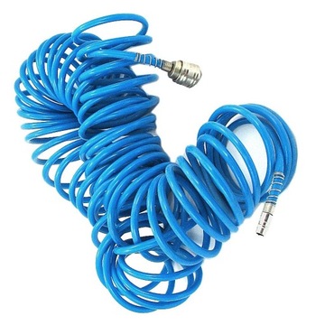 Wąż pneumatyczny SPIRALNY Wysokoprzepływowy 12/8mm 20m
