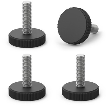 STOPKA REGULOWANA RADEŁKOWANA M8x20 NÓŻKA 4SZT