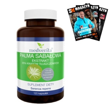 MEDVERITA PALMA SABAŁOWA 25% EKSTRAKT 120 kaps