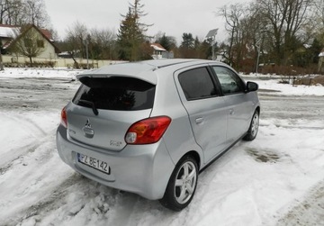 Mitsubishi Space Star Hatchback 5d 1.0 71KM 2014 Mitsubishi Space Star SERWISOWANY Zarejestrowany tani ekonomiczny Benzyna, zdjęcie 1