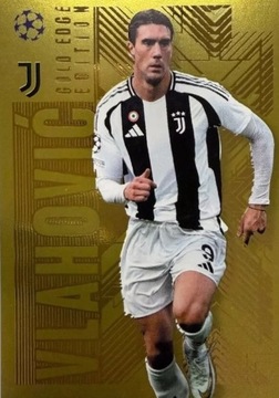 TOPPS MATCH ATTAX EXTRA 2025 GOLD EDGE EDITION GOL7 DUSAN VLAHOVIC