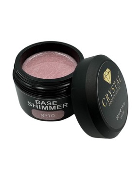 Baza Hybrydowa Kamuflująca CRYSTAL PROFESSIONAL Base Shimmer #10 30ml