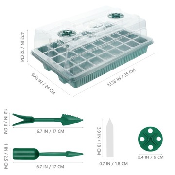 СТАРТОВЫЙ НАБОР ДЛЯ ПРОРАЩИВАНИЯ РАСТЕНИЙ - ЛОТКИ + СВЕТОДИОДНОЕ ОСВЕЩЕНИЕ