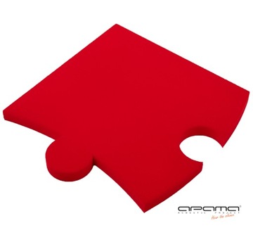 Декоративные акустические панели головоломки Установите двойной декор сертификат