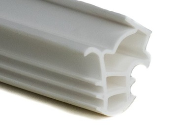 USZCZELKA DO DRZWI ZEWNĘTRZNYCH METALOWYCH BIAŁA GRUBA 1mb