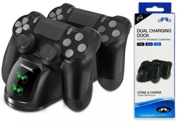 TP4-889 Ładowarka Stacja dokująca 2 pady PS4 pad SLIM PRO LED