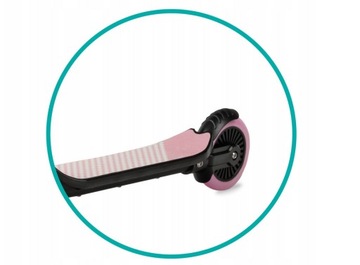 СКУТЕР QKIDS BRO АЛЮМИНИЕВАЯ РЕШЕТКА ДВУХ КОЛЕС РОЗОВЫЙ