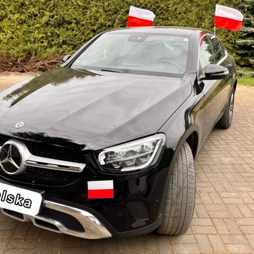 FLAGA POLSKI POLSKA na AUTO Samochód |6 Elementów| ZESTAW na EURO 2024