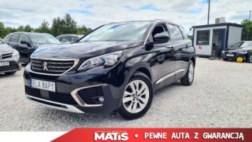Peugeot 5008 II Crossover 1.5 BlueHDI 130KM 2018 Peugeot 5008 1.5TDCI manual 7 osob navi kamery 360 climatronic bezwypadek
